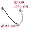 Cablu video LVDS Laptop Gaming, Asus, ROG Zephyrus Duo 15 GX551Q, GX551QM, GX551QR, GX551QS, 14005-03340000, 6017B1406201, GX550 AUO 60Hz EDP Cable, 4