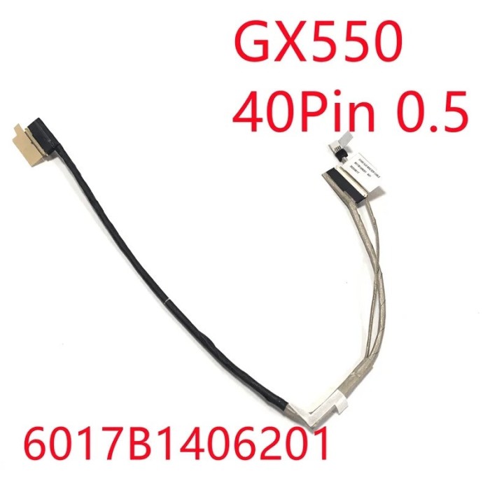 Cablu video LVDS Laptop Gaming, Asus, ROG Zephyrus Duo 15 GX551Q, GX551QM, GX551QR, GX551QS, 14005-03340000, 6017B1406201, GX550 AUO 60Hz EDP Cable, 4