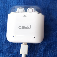 CSNID casti wireless bluetooth, audio, fara fir, sport, cu microfon