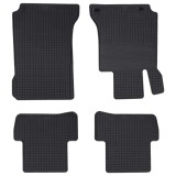 vidaXL Covor pentru mașină 4 pcs Negru Cauciuc 42029153