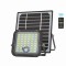 Proiector LED 10W 1500lm lumina naturala 4000K cu panou solar , cablu 5 metri , telecomanda si senzor de miscare, acoperire apox. 100m &sup2;