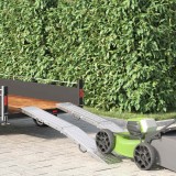 vidaXL Rampă de &Icirc;ncărcare 2 pcs Argintiu 166 x 22,5 x 4,5 cm 42019250