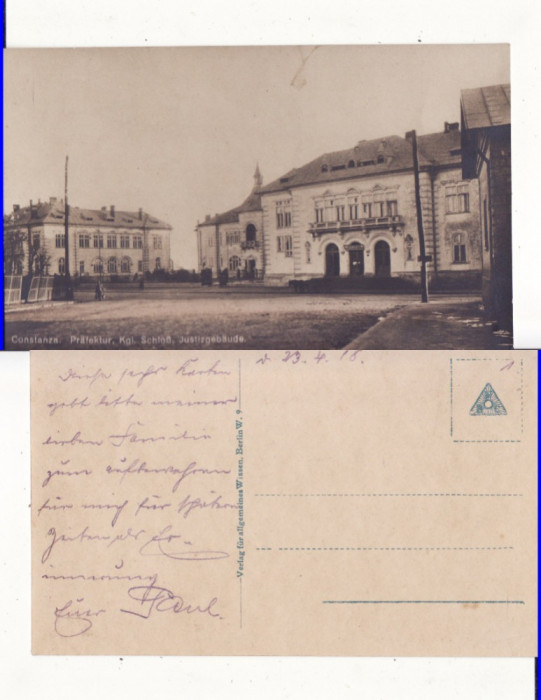 Constanta- Palatul de Justitie,Prefectura, Palatul Regal -militara WWI, WK1