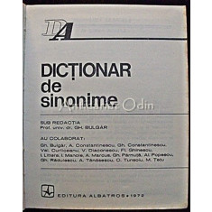 Dictionar De Sinonime - Gh. Bulgar