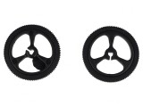 Ax neagră cu crestătură și &icirc;mpingere 32mm Diam. 3mm