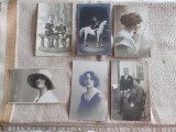 LOT CARTI POSTALE PERIOADA INTERBELICA, 5+1, 3 CIRCULATE SI 3 NECIRCULATE