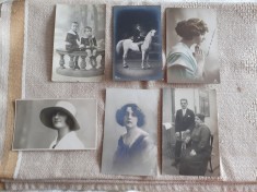 LOT CARTI POSTALE PERIOADA INTERBELICA, 5+1, 3 CIRCULATE SI 3 NECIRCULATE