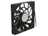 Ventilator axial 12V 120x120x15mm negru