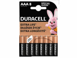 Set 8 baterie alcaline Duracell Basic R3 AAA 8buc/blister
