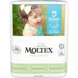 Moltex Pure &amp; Nature Junior Size 5 scutece ECO de unică folosință 11-16 kg 25 buc