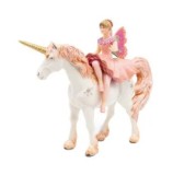 Figurina Papo Personaje de basm - Balerina Elf si unicorn