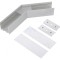 Conector 135&deg; Aluminiu Argintiu Anodat VARIO30-02