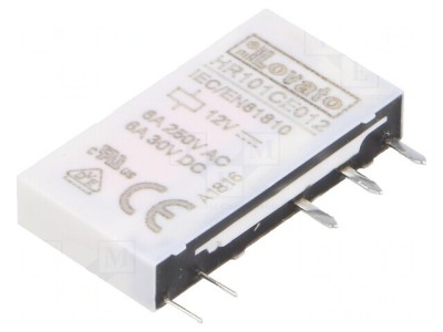 Releu Electromagnetic SPDT 12VDC 6A 250VAC cu Soclu foto