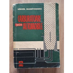 Carburatoare pentru automobile- Virgil Dumitrescu