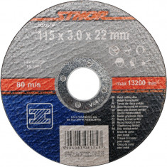 STHOR Disc pentru debitat metale 115x22.2x3mm
