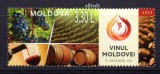 MOLDOVA 2023, Vinul Moldovei, Struguri, serie neuzata, MNH