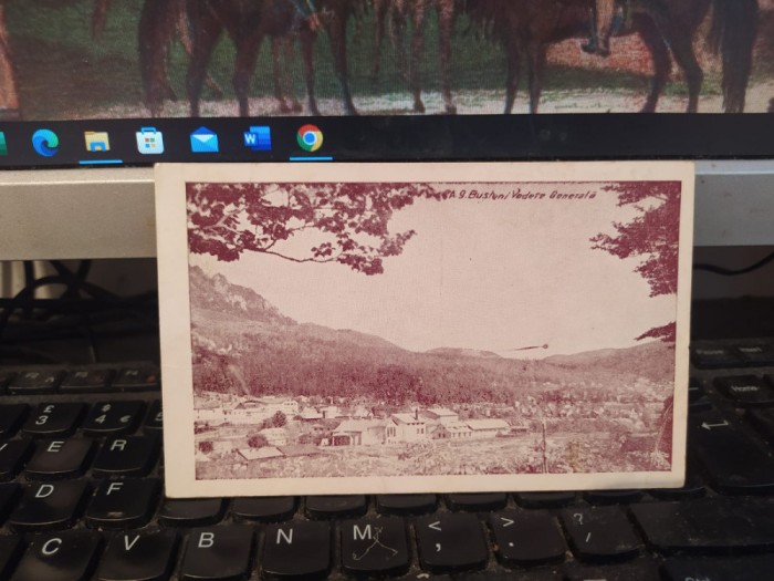 Bușteni, Vedere Generală, Ștampilă Sindicatul Unit din... Azuga, circa 1945, 205