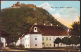 480 - DEVA, Cetatea, Market, Romania - old postcard - used - 1917, Circulata, Printata