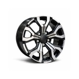 Set jante aliaj DY1887 KM 17" 7J 5x114.3 ET35 negru diamond cut