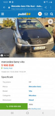 Vand Mercedes Vito foto