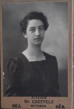 1919 Foto CDV atelier Dr. CZETTELE, Dej / Des / portret fata