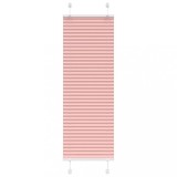 vidaXL Jaluzea plisată roz 45x150 cm Lățime țesătură 44,4cm poliester