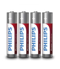 Baterii POWER alkaline AAA LR3 folie 4buc PHILIPS foto