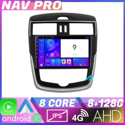 Navigatie Nissan Pulsar 2014 2018 EDOTEC-LITE Android Ecran 720P Octa Core 8 128 Carplay CarStore Technology