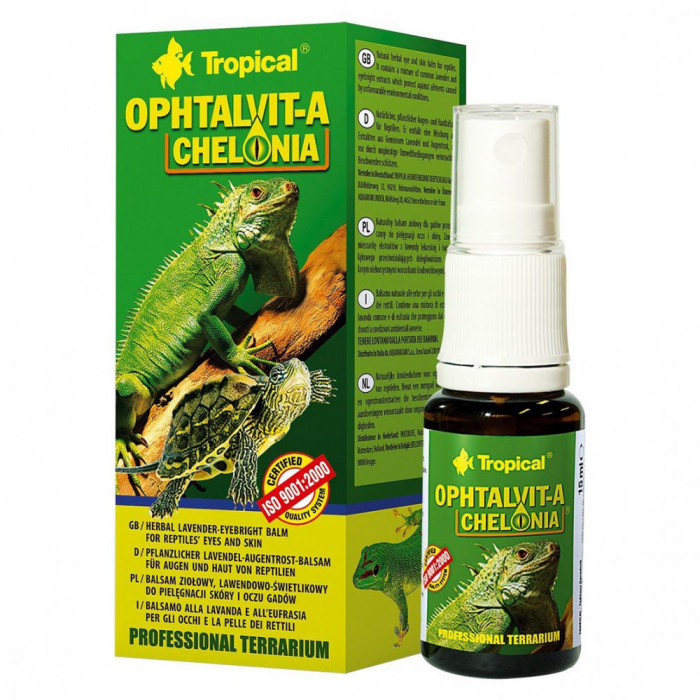 OPHTALVIT-A CHELONIA - balsam de plante pentru reptile