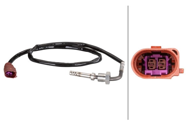 HELLA 6PT 010 376-111 Senzor, temperatura gaze evacuare