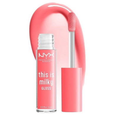 Luciu Buze, NYX Professional Makeup, This Is Milky Gloss, 05 Moo-Dy Peach, 4 ml foto