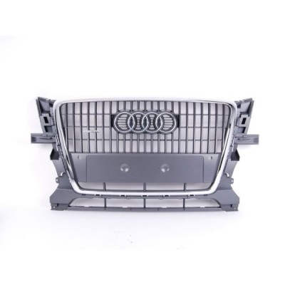 Grila radiator Audi Q5 (8RB) 2015-2017, gri, Original, 8R0853651A1QP foto