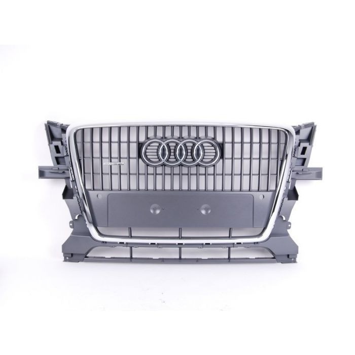 Grila radiator Audi Q5 (8RB) 2015-2017, gri, Original, 8R0853651A1QP