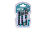 TOTAL - SET 3 ADAPTOARE 1/4&quot;, 3/8&quot;,1/2&quot; PowerTool TopQuality