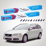 Cumpara ieftin Ștergătoare Volvo V70 III 2007-2016 | Set Față Flat &ndash; TeamCar&reg;