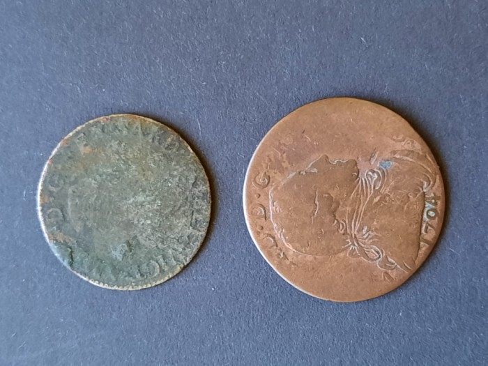 Lot Sardinia (Italia): 5 Soldi 1794 si 10 Soldi 1794 - G 4568
