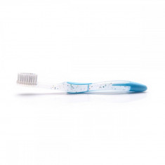 Periuta de dinti pentru copii 0-5 ani, peri cu argint, NovaCare, bleu foto