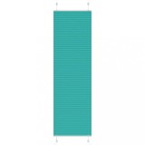 vidaXL Jaluzea plisată verde petrol 60x200 cm Lățime țesătură 59,4 cm