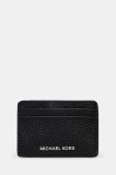 MICHAEL Michael Kors carcasa din piele culoarea negru