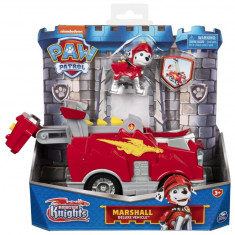 Jucarie - Paw Patrol - Rescue Knights - Marshall Deluxe Vehicle | Spin Master