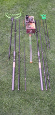 Set 2 Lansete Feeder 3,90m+2 Mulinete Magelan 56+Set Suporti foto