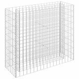 Strat inaltat gabion, 90 x 30 x 90 cm, otel galvanizat