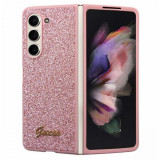 Guess Husa Glitter Script Samsung Galaxy Z Fold5 Roz