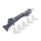 Spatula pentru taierea si asezarea chitului siliconic 3in1, cu 5 varfuri, Tagred