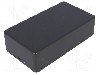 Carcasa ABS, 62mmx112mmx31mm, IP54, HAMMOND - 1591BBK