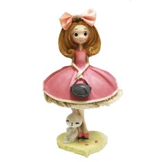 Figurina fata cu poseta si iepuras, PC-9D