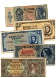 Ungaria 1941 -1946 - Lot 5 bancnote, circulate
