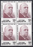 Spania 1983-100 de ani de la nașterea lui Indalecio Prieto y Tuero,Bloc de 4,MNH
