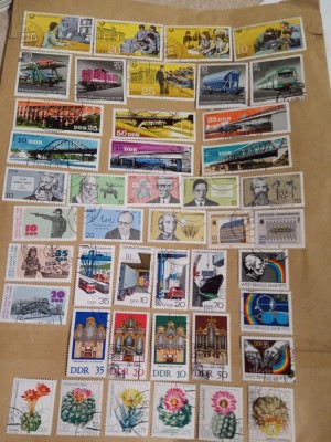 GERMANIA DDR - 10 SERII COMPLETE ŞTAMPILATE foto