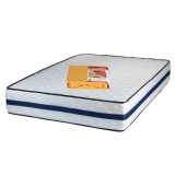 Saltea ortopedica, Iris Super Lux Comfort, 160x200x26cm, fermitate tare, cu plasa de arcuri tip Bonell, sistem de aerisire banda Spaceair, Saltsib